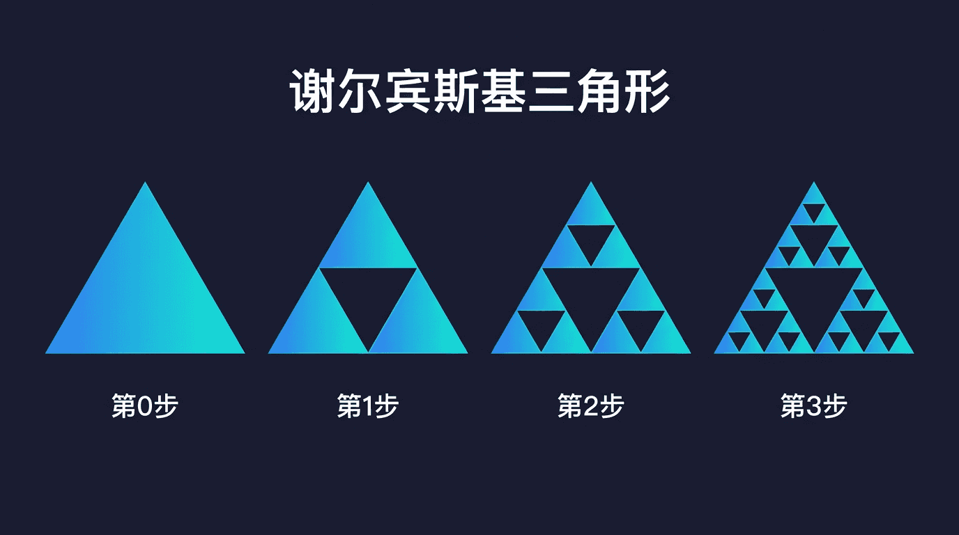 画谢尔宾斯基三角形